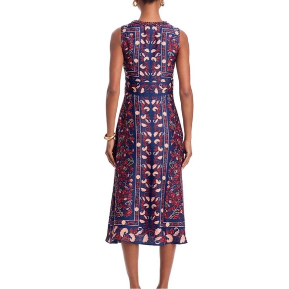 FARM Rio Boho Floral Scarf Midi Dress - Picture 3 of 5